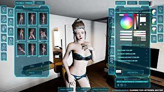 Cyberomance - Character Material Editor