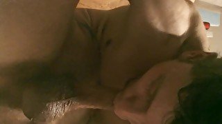 self sucking with huge dick