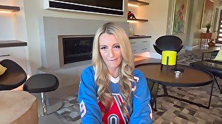 Blonde Milf Hockey Slut Gets A Big Creampie!! P1