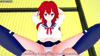 Hentai POV Feet Highschool DxD Rias Gremory