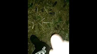 Masturbating In The Woods While Camping