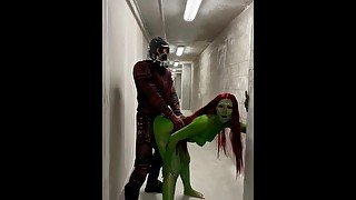 Big booty guardian of galaxy gets fucked