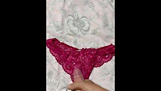 Cum on panties