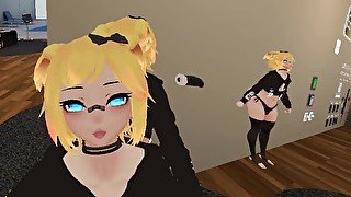 Femboy Plays with Toys in VRChat  Scuffed Test Recording