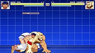 Ryu fucks Zangief