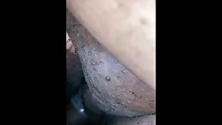 Horny bitch gets fucked in Car