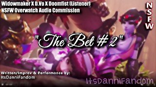 【R18 Overwatch Audio RP】The Bet #2  Widowmaker X D.Va X Doomfist (Listener)【FF4M】【COMMISSION】