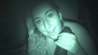 Night Vision Cheating BBC Blowjob- A Dani Sorrento Clip