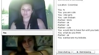 2 immature lesbian on omegle