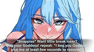 Aqua Converts You To Worship One True Goddess Hentai Joi (Femdom/Humiliation Degradation Breathplay)