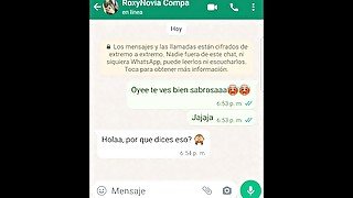 Whatsapp con la novia de mi amigo FINAL INESPERADO!!!