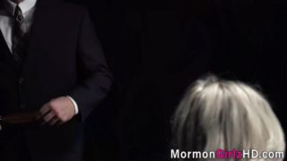 Blowjob loving mormon