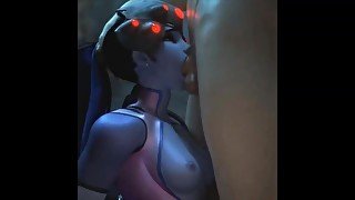 Widowmaker Face Fucked