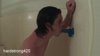 shower dildo deepthroat joi | free preview