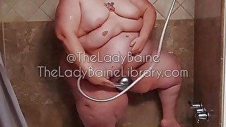 SSBBW quick morning shower