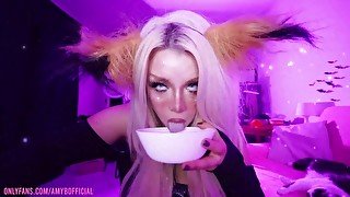 ASMR 💜🌈 HOW TO DRINK LIKE AN HENTAI GIRL