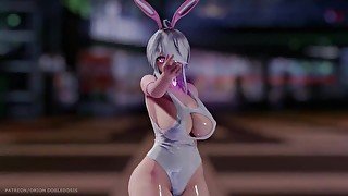 YOWANE HAKU BUNNYSUIT  MMD