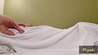 【Submissive male】Japanese asian boy's nipple masturbation make nipple orgasm in hotel