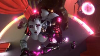 Overwatch Widowmaker in the Strip Club Blacked 