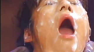 Japanese bukkake cum-in-mouth gokkun uncensored