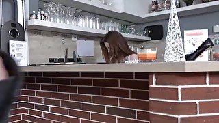 Old Couple Tricks Hottie Bartender