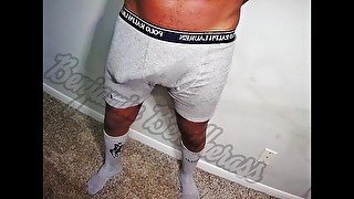 SUBSCRIBE LIKE👍- BBC IN GREY BOXERS - IG BENBENDHER