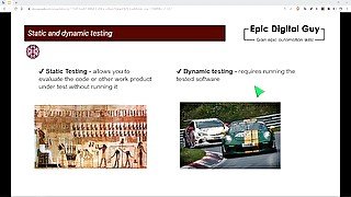 Static vs Dynaimic testing