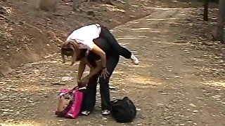 she humiliate her pony boy slave outdoor