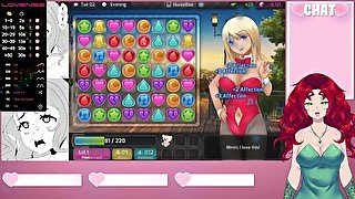 Gaia's HuniePop session 1 from Charturbate 01/01/2022