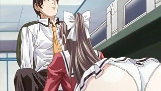 Anime Slut With Huge Tits Sucking Hard Cock