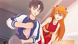 OLIENDO LAS LINDAS BRAGAS DE LA PROVOCATIVA ASUKA - MY HENTAI FANTASY - CAP 26