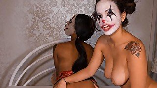 Claudia Bavel And Lola Marie In Vr Halloween Demons Fucking Your Fear