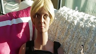 POV fuck Big booty sex doll