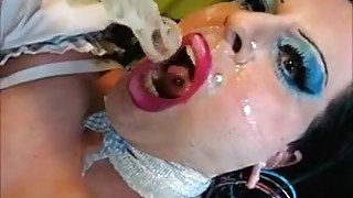 Crazy homemade Facial, Fetish adult movie