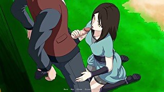 Naruto Hentai - Naruto Trainer [v0.17.2] Part 82 Outside Blowjob By LoveSkySan69