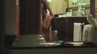 My Mom 47 years sucking BF in the bathroom