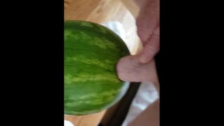 Fucking that watermelon again.