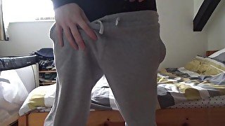 Blowing HUGE Load On The Floor After Masturbating