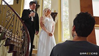 Bride to be gets one last chance to fuck with the best man