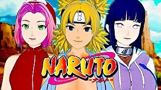 NARUTO ANIME HENTAI 3D COMPILATION (Hinata Hyuga, Sakura Haruno, Temari Nara)