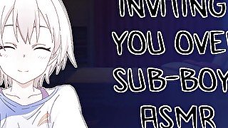 INVITING YOU OVER TO MY PLACE AFTER YOU STARED AT ME IN CLASS - SUB-BOY ASMR Roleplay