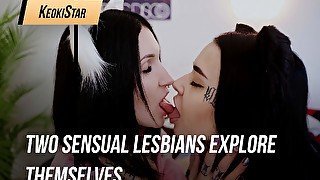 Two Sensual Lesbians Explore Themselves