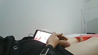 cock slapping edging and mutiple orgasm