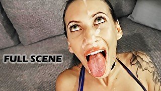 Fresh Kassandra Stone white stockings THICK Facial Full Scene 4K 60fps