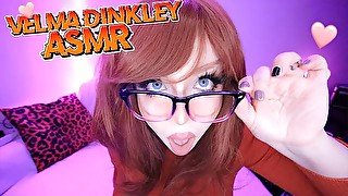 ASMR 3DIO EAR LICKING  VELMA DINKLEY COSPLAY