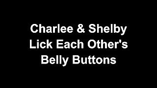 Charlee and Shelby Navel Lick