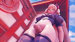 D.Va Thigh Job Porn