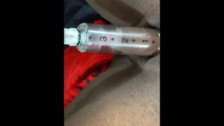 Huge clit pumping