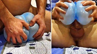 My best ORGASM from homemade masturbators. Elastic and tender ASS with your own hands!