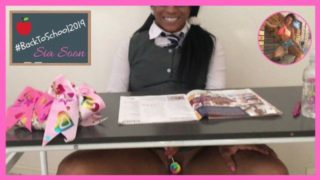 Ebony student sucks and fucks her way out of detention @SiaBigSexy